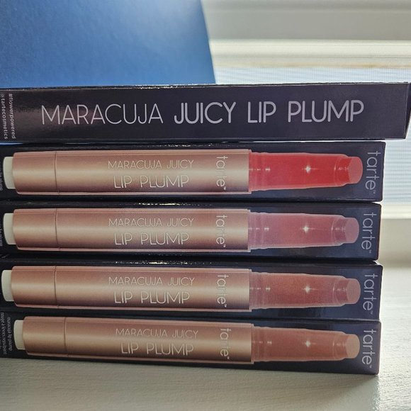 TARTE MARACUJA JUICY LIP PLUMP COLOR - WHITE PEACH - w/BOX - NEW - Picture 2 of 3